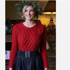 Christmas Aran Sweater Market Lambay cableknit sweater